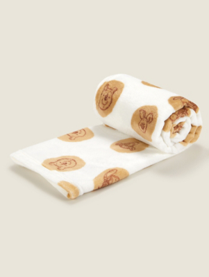 Disney Winnie The Pooh Acorn Natural Fleece Blanket Home at ASDA