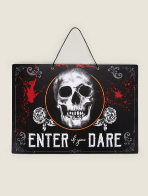 Halloween Hanging Sign Halloween at ASDA