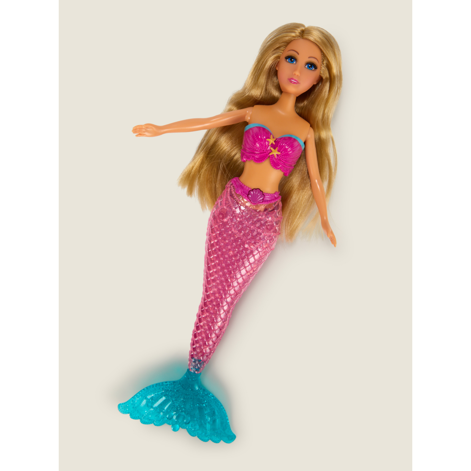 George Pink Hapello Light Up Mermaid Doll