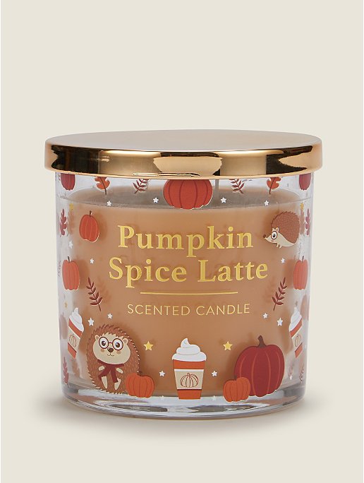 Brown Pumpkin Spice Latte Scented Candle