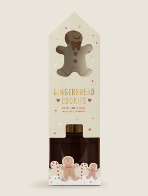 Brown Gingerbread Cookies Reed Diffuser Home at ASDA