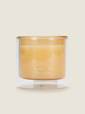 Orange Small Golden Peach Luxury Candle Home at ASDA