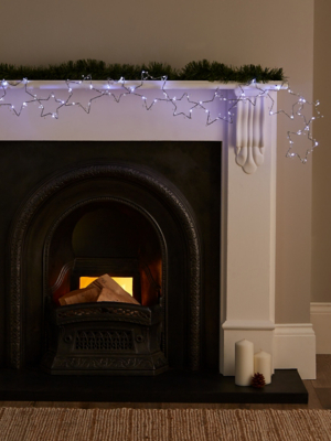 Star Chain Christmas Lights Christmas at ASDA