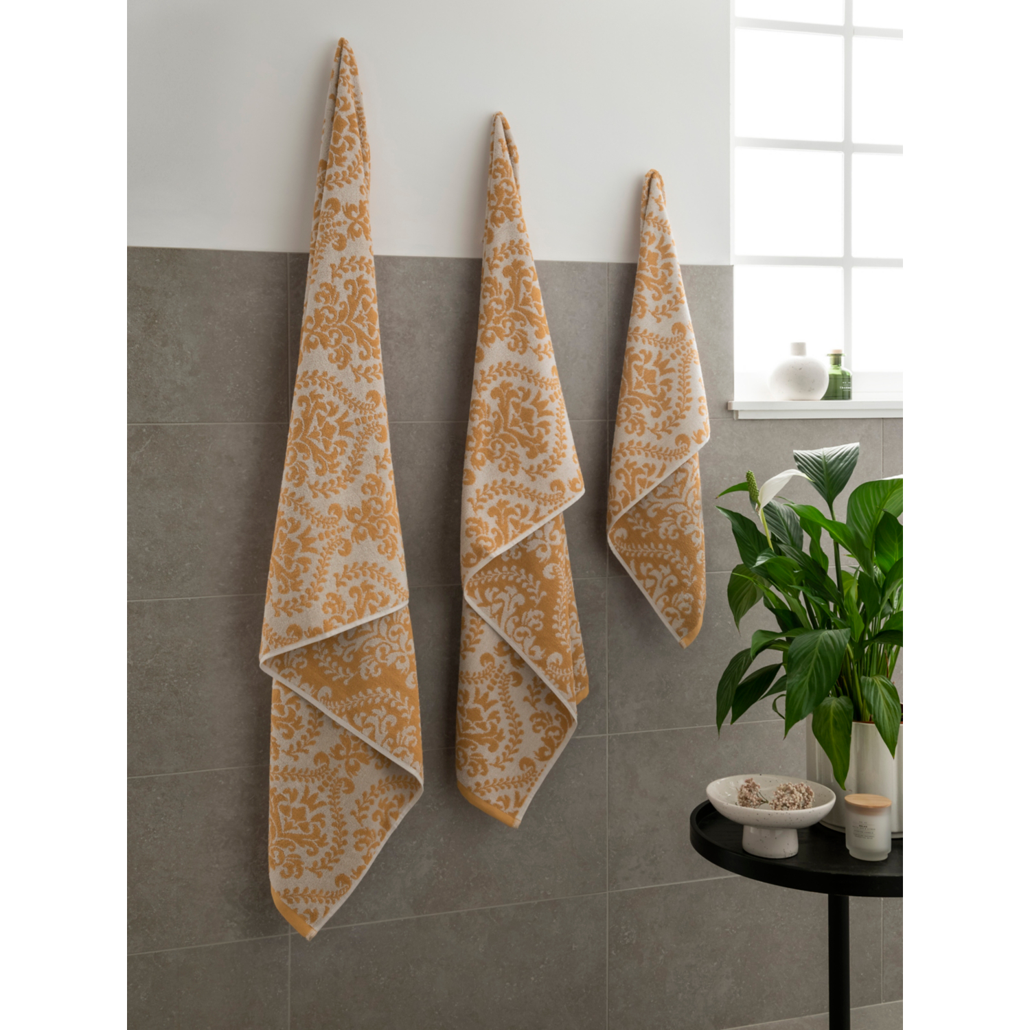 George Honey Damask Towel Range