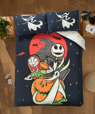 Disney Nightmare Before Christmas Group Duvet Set Home at ASDA