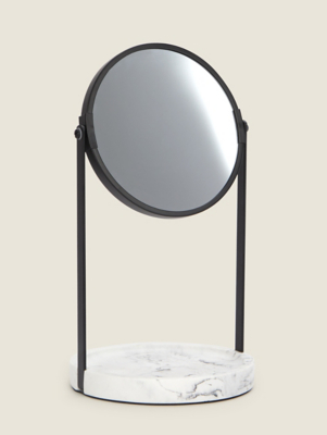 Black Marble Base Bathroom Mirror Home at ASDA