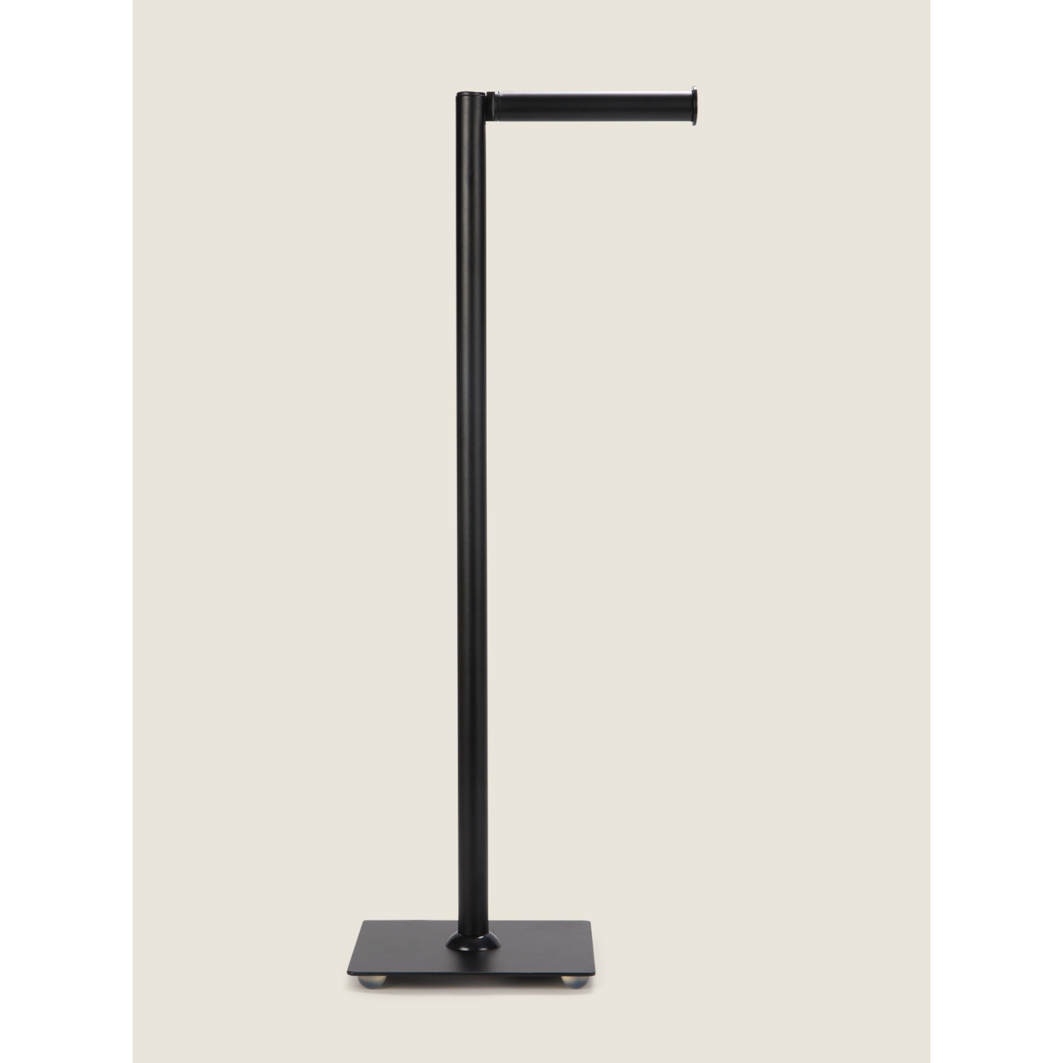 George Black Matte Freestanding Toilet Roll Holder
