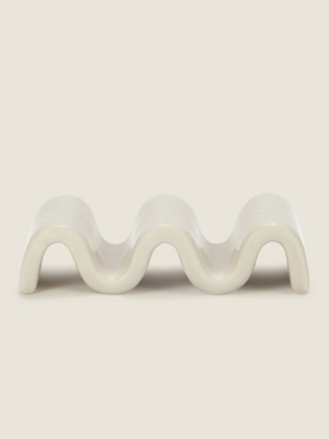 Grey Wiggle Soap Dish Home at ASDA