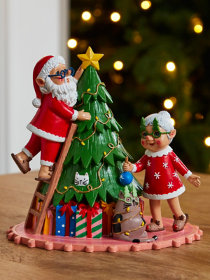 Christmas Santa & Mrs Claus Decoration Christmas at ASDA