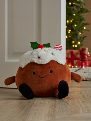 Christmas Pudding Door Stopper Christmas at ASDA