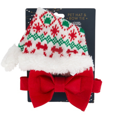 Hat & Bowtie Pet Accessories Home at ASDA