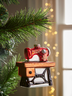 Christmas Sewing Machine Bauble Christmas at ASDA