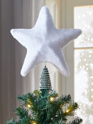 White Star Christmas Tree Topper Christmas at ASDA