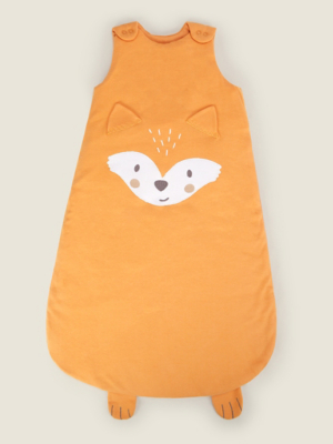 Orange 3D Fox Sleep Bag Tog Baby George at ASDA