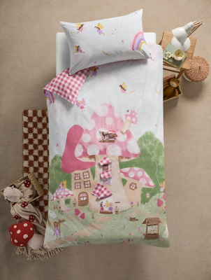 Toadstool 3D Single Kids Duvet Set Home at ASDA