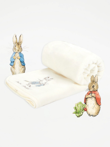 Peter Rabbit Natural Fleece Blanket