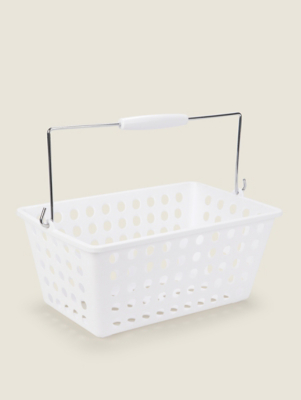 White Storage Basket Home at ASDA