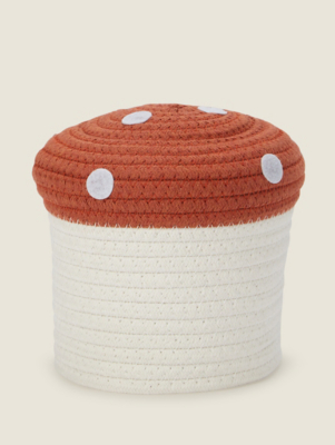 Red Mushroom Toilet Roll Cover Home at ASDA