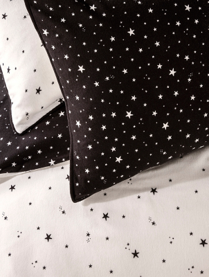 Stacey Solomon Pretty Star Print Reversible Brushed Cotton Duvet Set