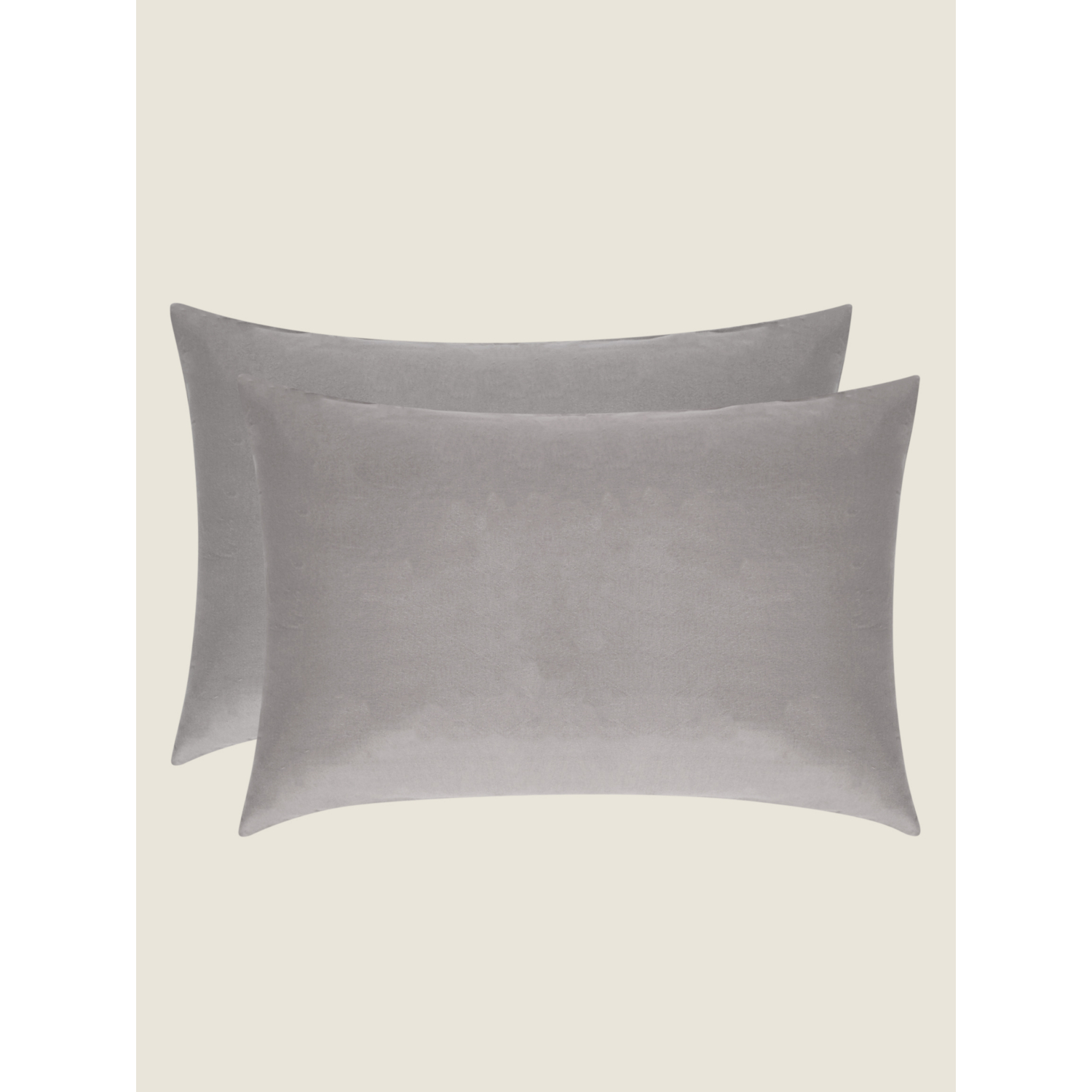 George Grey Plain Soft Touch Pillowcase Pair