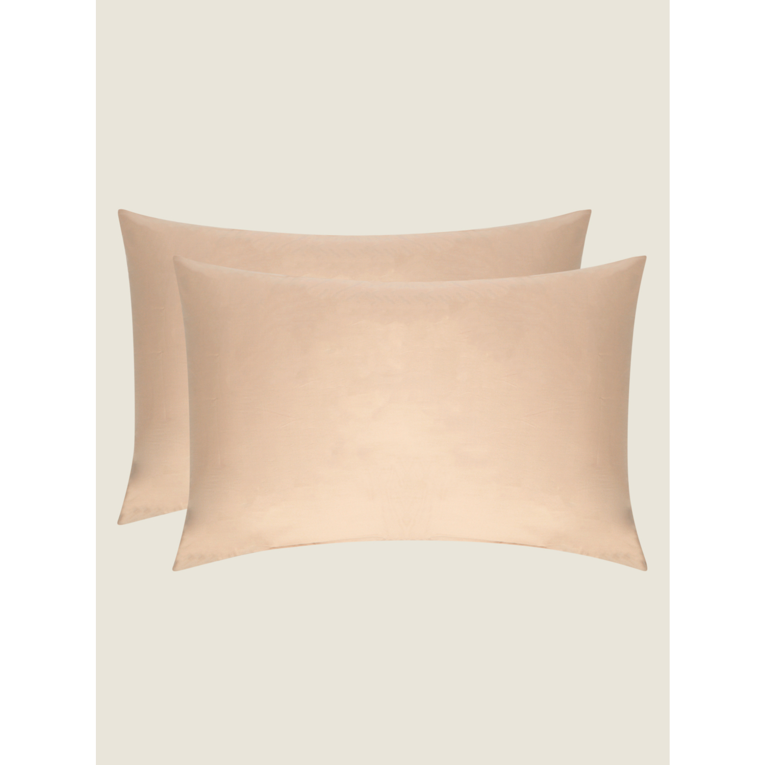 George Natural Plain Pillowcase Pair
