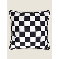 Checkerboard Black & White Cushion Cover | Home | George at ASDA