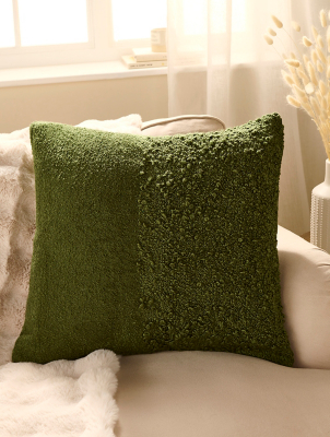 Stacey Green Solomon Jumbo Boucle Cushion Home at ASDA