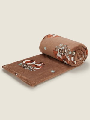 Brown Autumn Guinea Pig Super Soft Throw | Home | George At ASDA