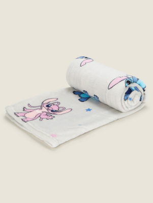 Disney Stitch Angel SuperSoft Throw Home at ASDA