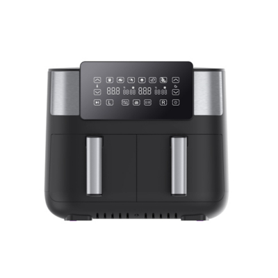 George Home Black 7.6L Digital Dual Air Fryer - Black