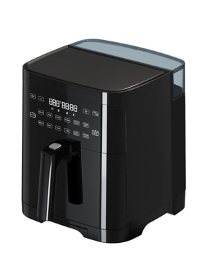 Black 5L Steam Air Fryer Electricals at ASDA