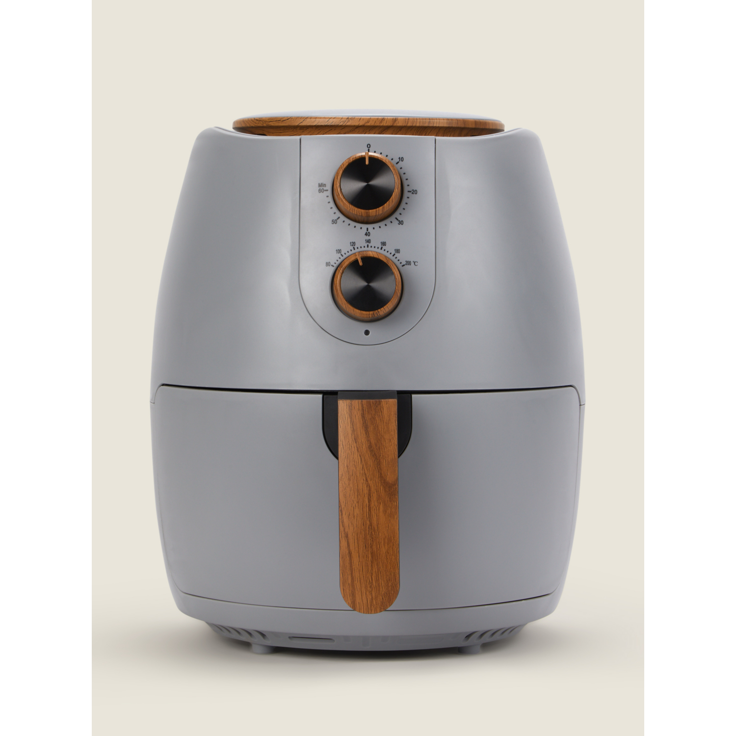 George Home Grey Matte Scandi 4L Manual Air Fryer