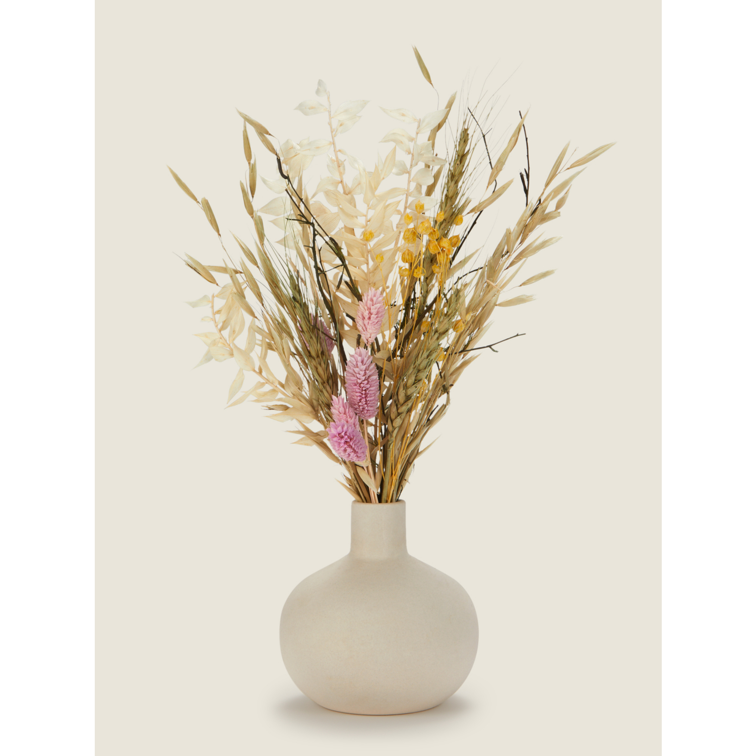 George Lilac Artificial Dried Floral In Vase