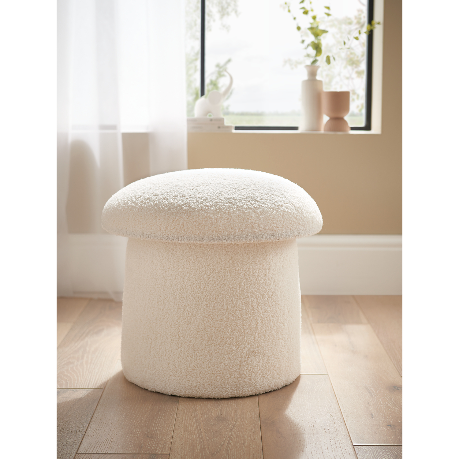George Grey Mushroom Storage Stool