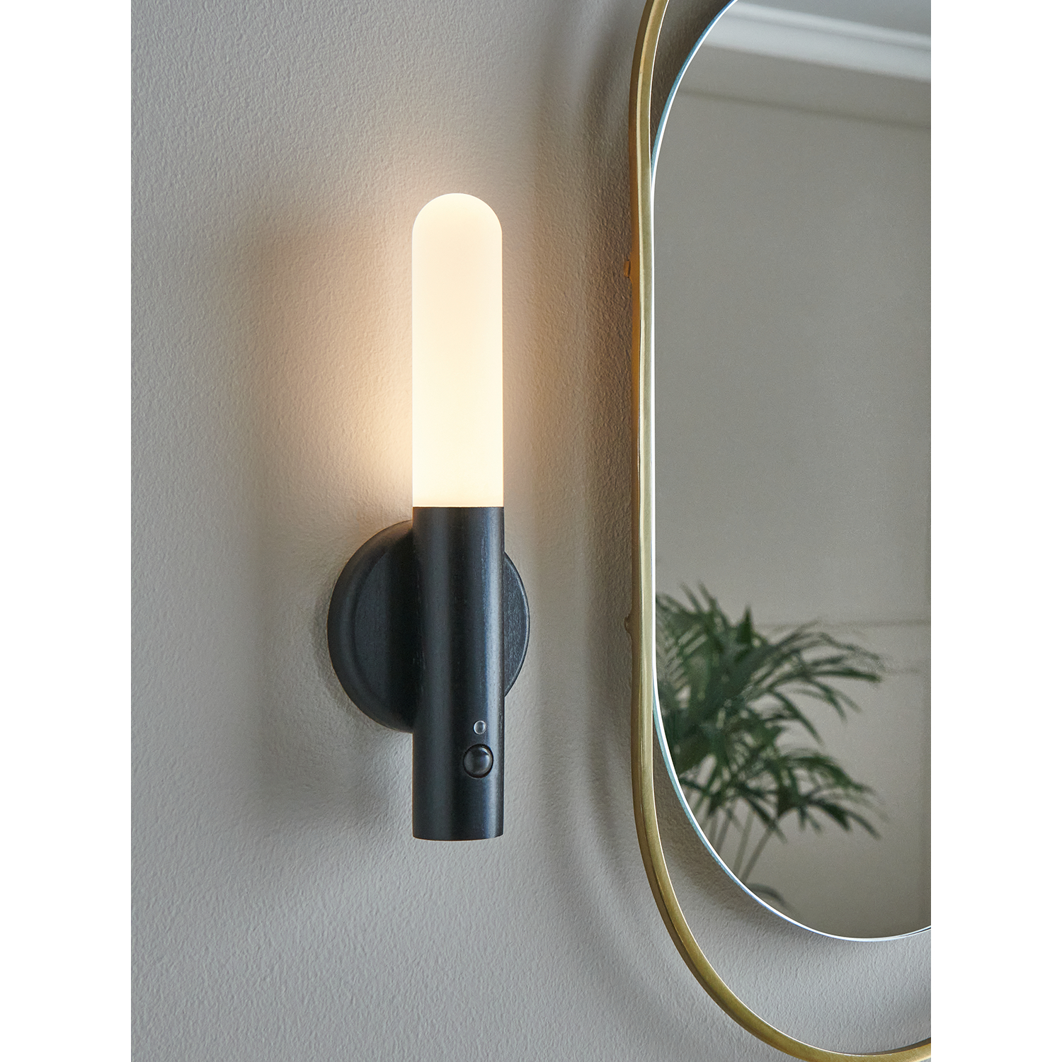 George Black Portable/Dimmable Wall Lights