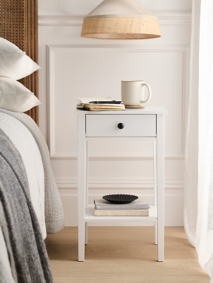 White Bedside Table | Home | George at ASDA