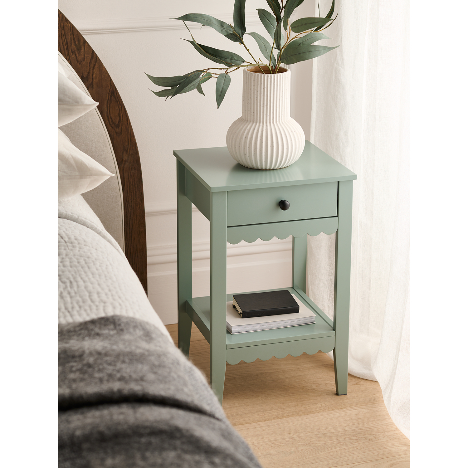 George Green Bedside Table