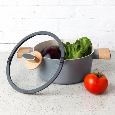 George Unisex Grey Simplicity Stock Pot 32Cm