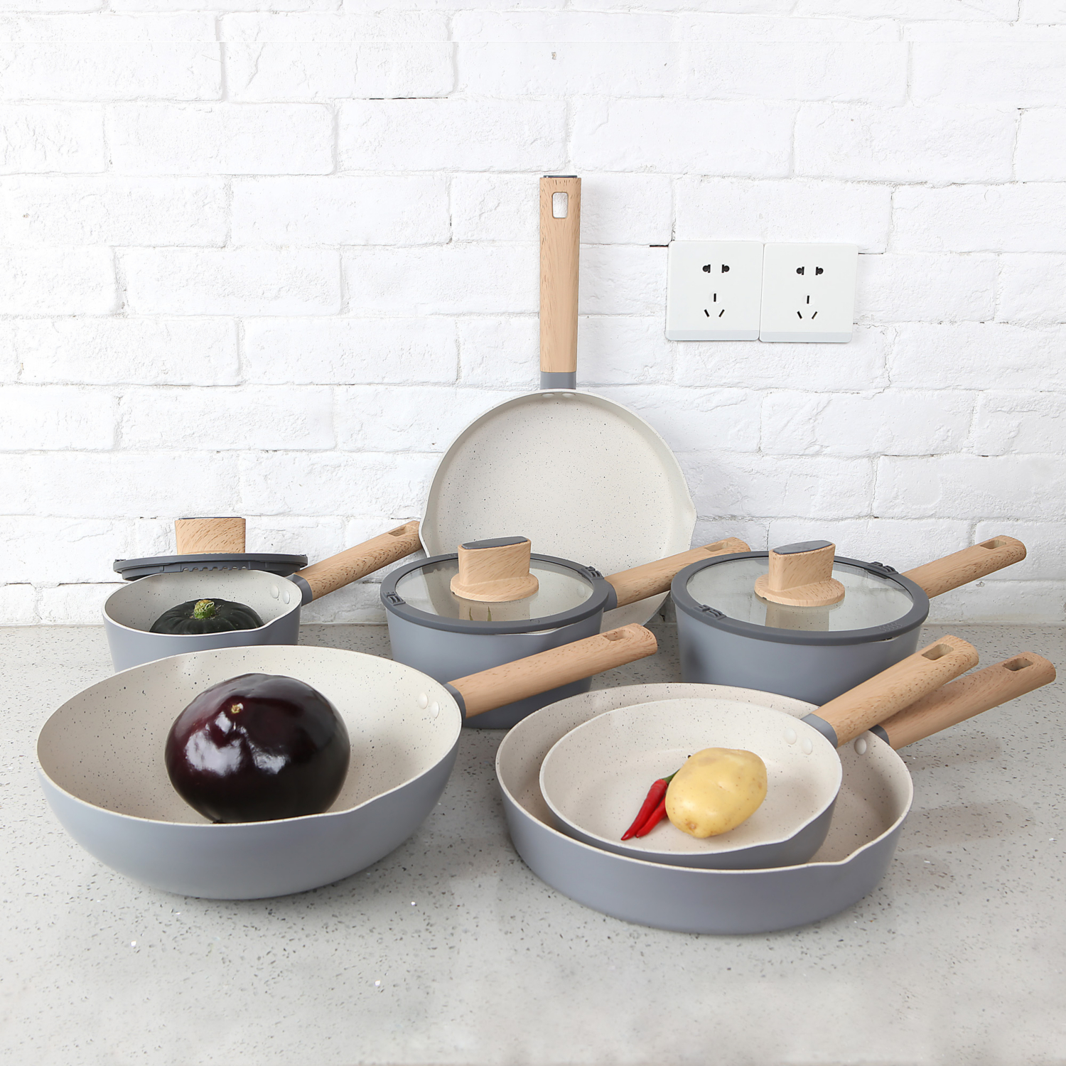 George Grey Simplicity Pans - Set Of 7