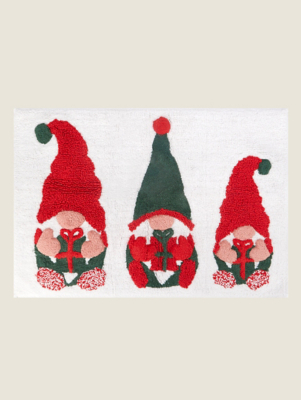 Gonk Christmas Bath Mat Home at ASDA