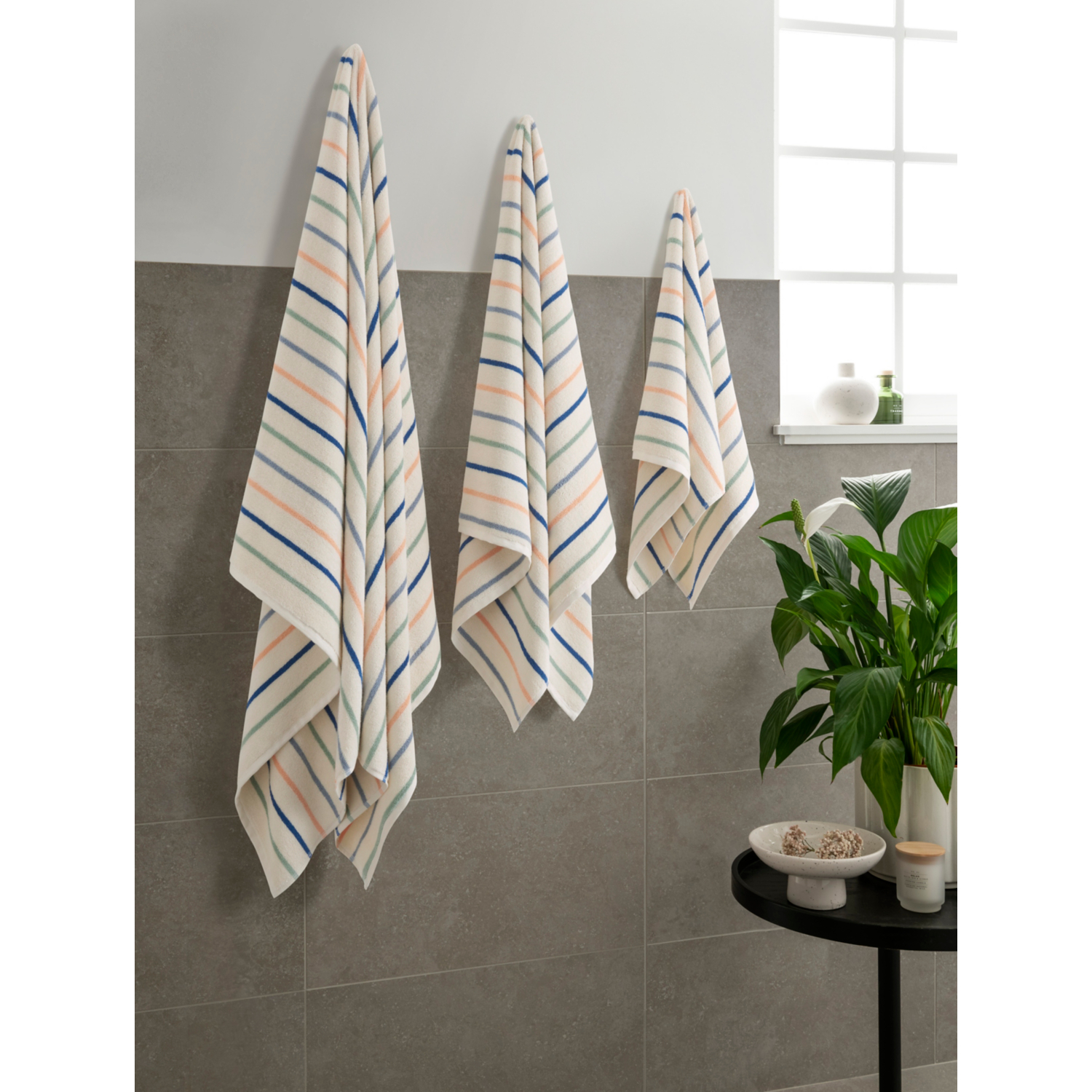 George Multi Riviera Striped Towel Range