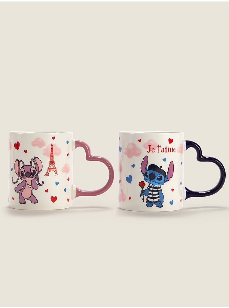 Disney - Lilo et Stitch : Set de 2 mugs