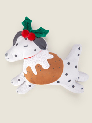 Christmas Pudding Shaped Dog Cushion Home at ASDA