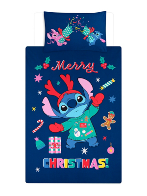 Disney Stitch Single Duvet Cover Home at ASDA
