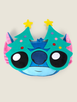 Disney Stitch 3D Shaped Cushion Home at ASDA