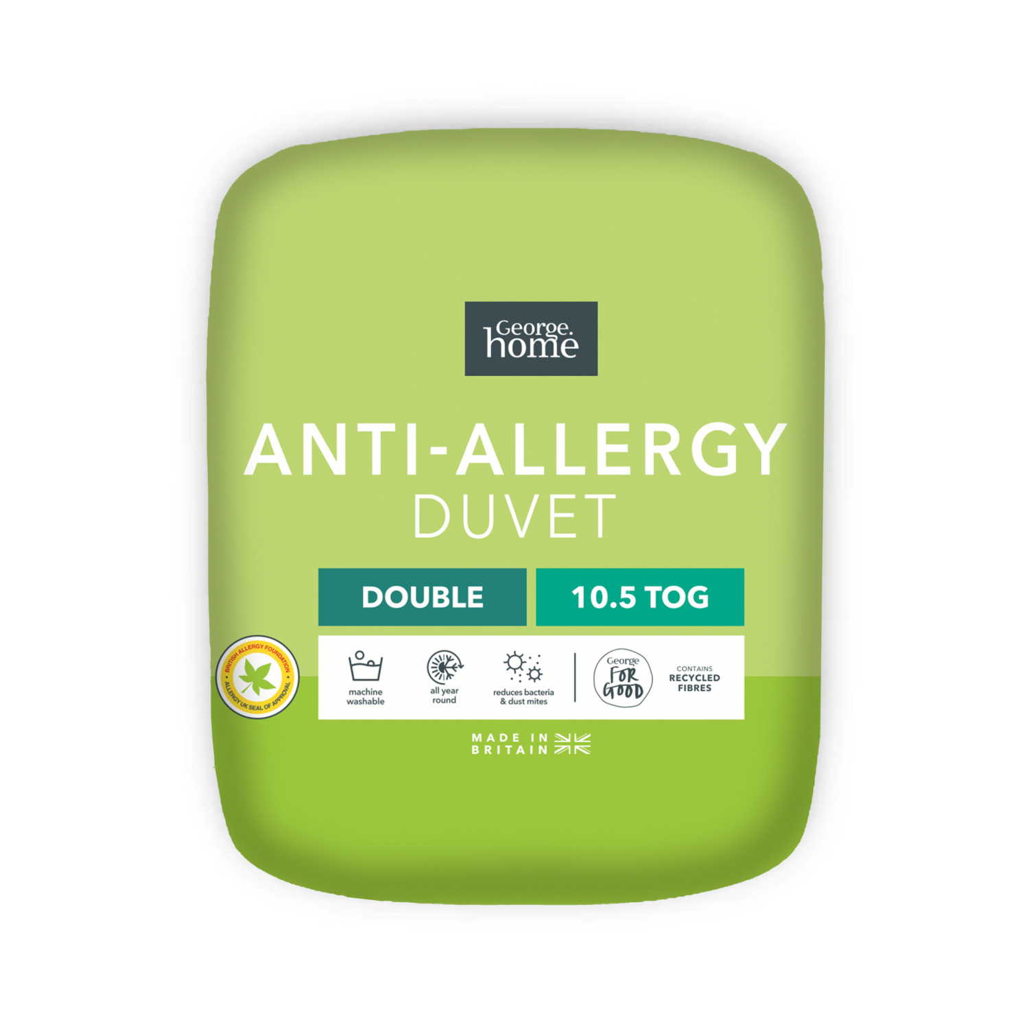 George Anti Allergy Duvet - 10.5 Tog