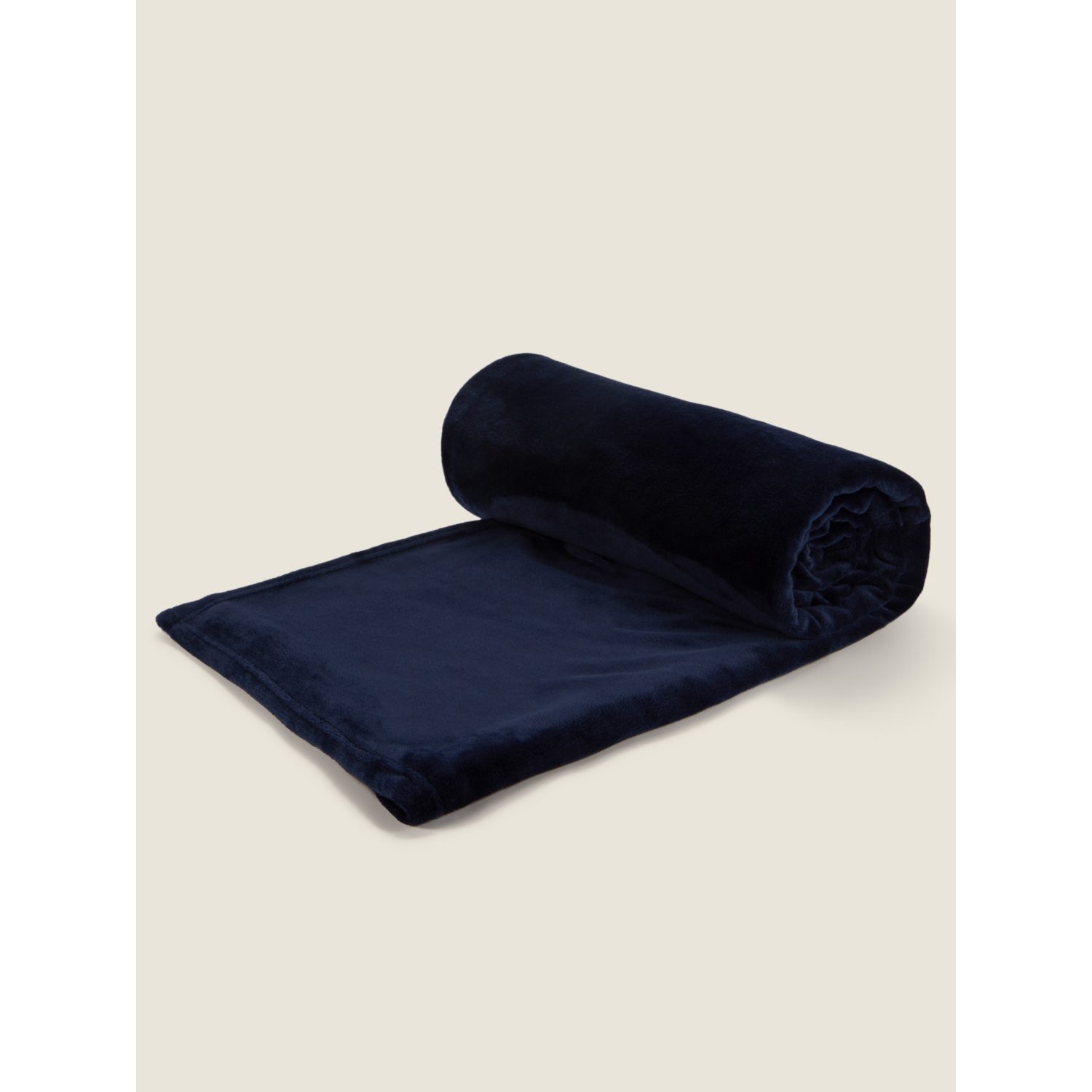 George Navy Super-Soft Throw - 200Cm X 220 Cm