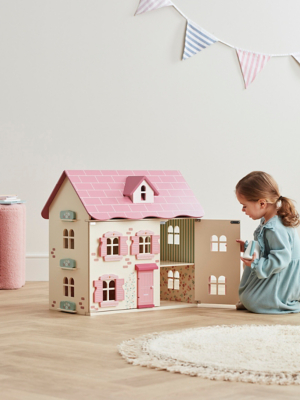 Pink Purple Dolls House Toys Character George at ASDA