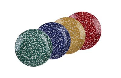 Floral Side Plates Set of 4 Home at ASDA