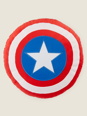 Marvel Captain America Shield Cushion Home at ASDA